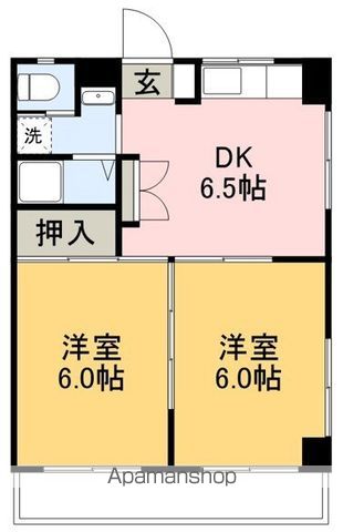 コーポ浜田の間取り写真