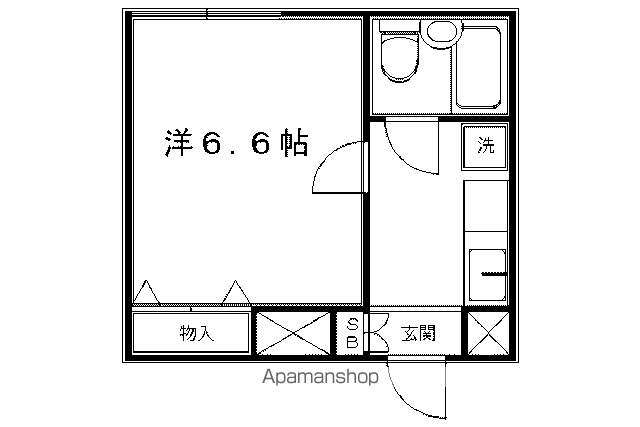 アビタシオン鴨川の間取り写真