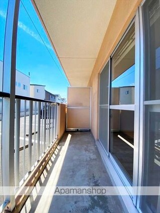 グリーンハイツ中島[2LDK/57m2]のバルコニー