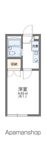 レオパレスフラワーアイランドの間取り