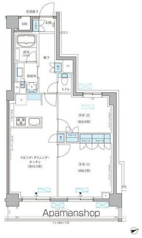 パークアクシス文京本郷の間取り写真