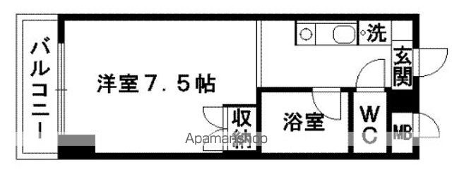 リベルテ水前寺北の間取り写真