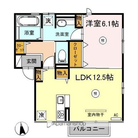 アヴェニール Cの間取り写真