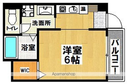 大阪府大阪市住吉区我孫子３丁目[1K/20.14m2]の間取図