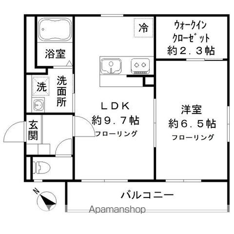 エルム月島の間取り写真