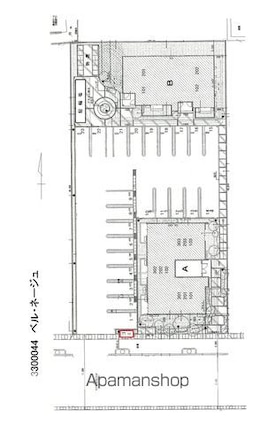 ベル・ネージュＡ[1LDK/45.48m2]の配置図