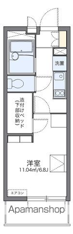 レオパレス住吉の間取り写真