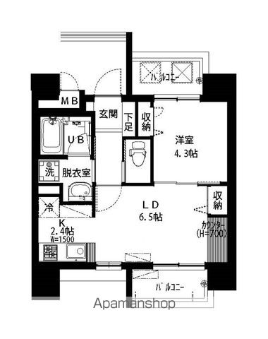 【ブランシュール北町の間取り】