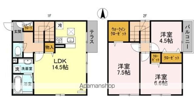 ベルセゾンの間取り写真