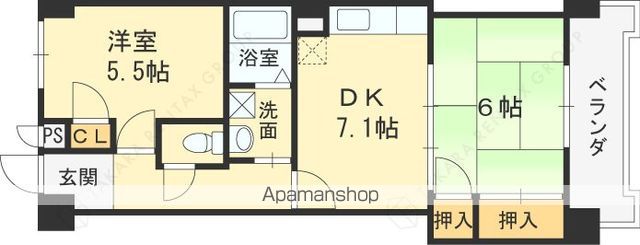 マンション光永コートの間取り写真