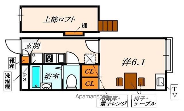 レオパレスたんぽぽの間取り写真