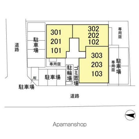 グレイス若草 301 ｜ 千葉県千葉市中央区若草１丁目17-16（賃貸アパート2LDK・3階・60.49㎡） その29