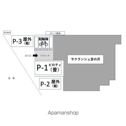 サクランシェ宮の沢の内装写真