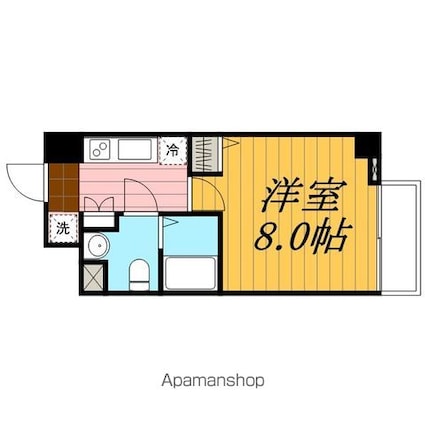 Ｗｉｎ　ＥｘｃｅｌｌｅｎｃｅⅣ[1K/23.84m2]の間取図