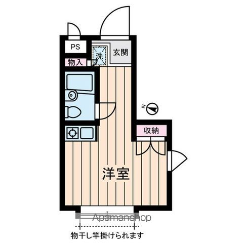 【小金井市中町のマンションの間取り】