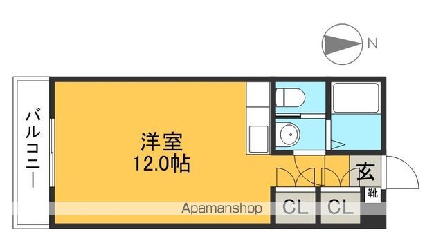 とさでん交通後免線 知寄町三丁目駅 徒歩7分 11階建 築36年の間取り写真