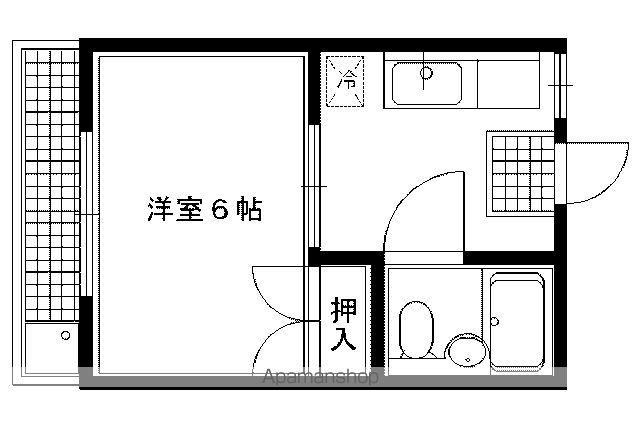 鴨東ハイツの間取り写真