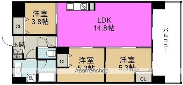 ALIVIS野田阪神の間取り写真