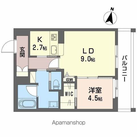 フォルビート八橋の間取り写真