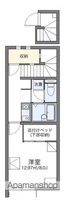 レオネクストアークセルシオ[1K/28.02m2]の間取図