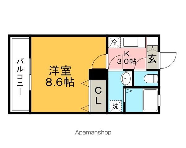 パティオ上津の間取り