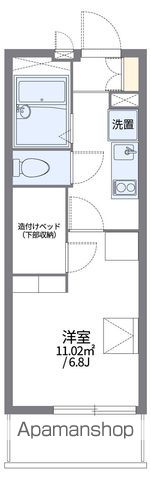 レオパレス東金の間取り写真