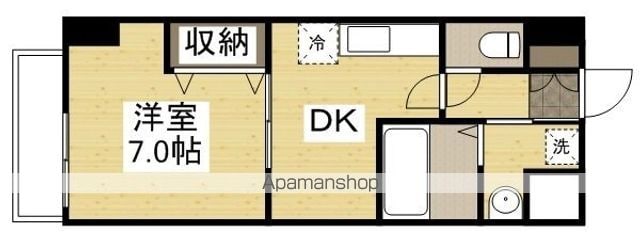 フォレスタ岡山医大東の間取り写真