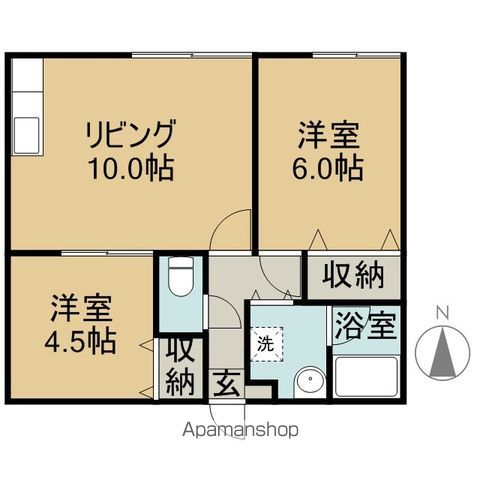 アルファ21の間取り写真
