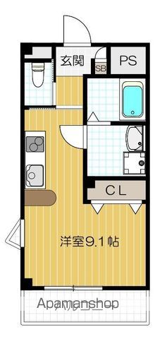 【マリンブルー沢之町の間取り】