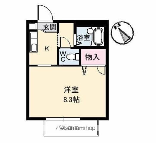 CASA安宅 A棟の間取り写真