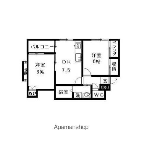 福永マンションの間取り写真