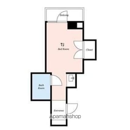 長谷川ビル[1R/19.44m2]の間取図