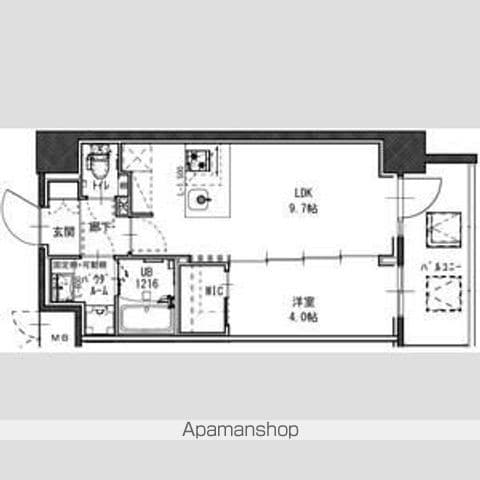 SーRESIDENCE江坂FOCALの間取り写真
