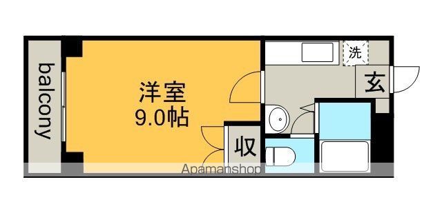 アンソレイエの間取り写真
