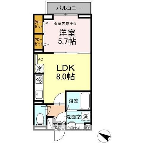 セレスティア北烏山の間取り写真