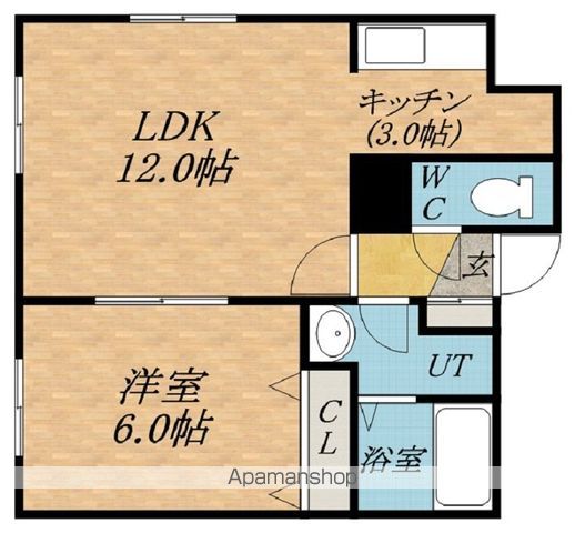 シルキー月寒東Bの間取り写真