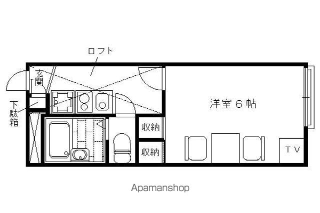 レオパレスメゾンエトワール桂南の間取り写真