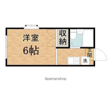 アパルトメントエスポワール[1R/17.55m2]の間取図