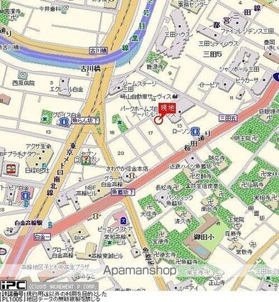 メインステージ白金高輪[1K/20.35m2]の周辺9