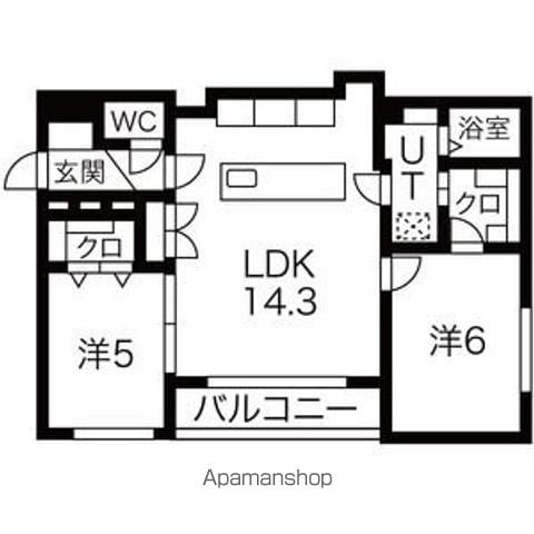 GALUSIAの間取り写真