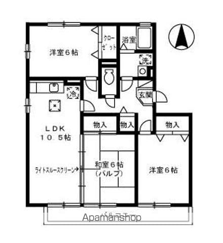 デルニエの間取り写真