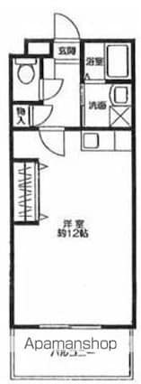 アパートメントＦＵＳＳＡＧＥ[1R/32.8m2]の間取図