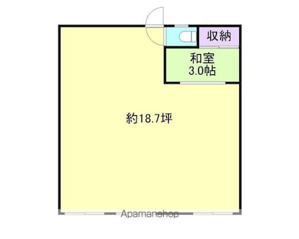 和歌山県和歌山市梅原[店舗/62m2]の間取図