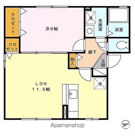 スカイフラワーIV A棟の間取り写真