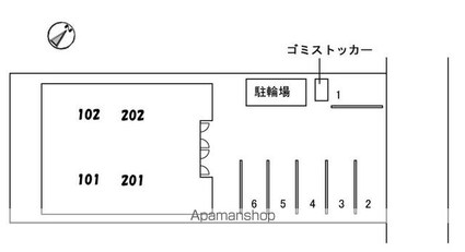 シャーメゾン東雲本町[3LDK/86.54m2]の配置図