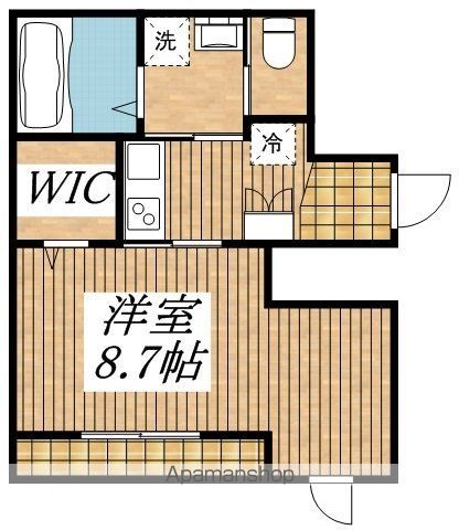 立川市錦町のマンションの間取り