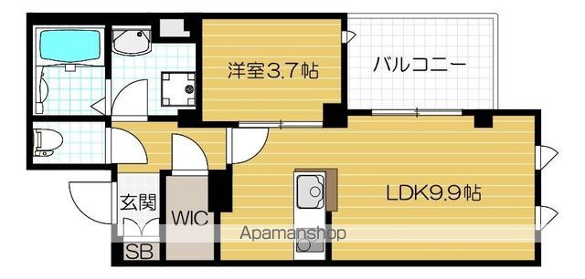 グラン　クレール　南堀江 502号室 ｜ 大阪府大阪市西区南堀江１丁目26-1(地-)（賃貸マンション1LDK・5階・35.62㎡） その2