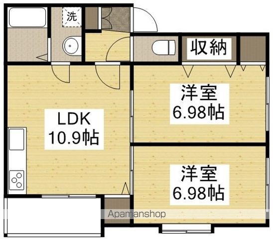 オアシス参番館の間取り写真