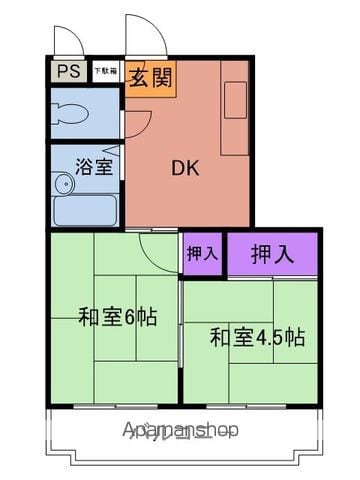 プレアール茶屋町の間取り写真