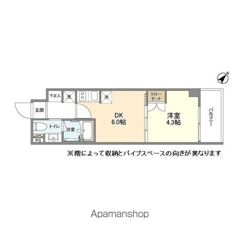 YSレジデンス代田橋の間取り写真